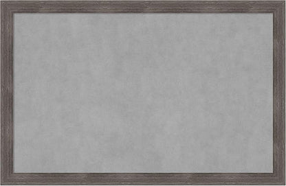 Amanti Art Grey Framed Magnetic Board 23x35 Large Vision Board by AmantiArt