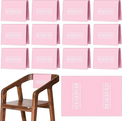 Buryeah 12 Pcs Reserved Seating Signs by Buryeah