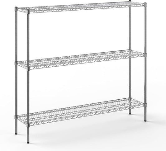 Regal Altair 14" Deep x 60" Wide x 54" Height Wire Shelving Kit | 3-Tier | NSF by Regal+Altair