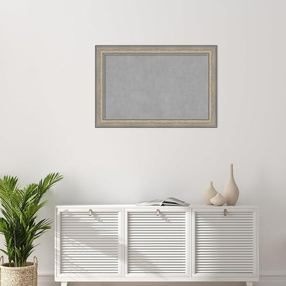Amanti Art Silver Framed Magnetic Board 25x37 Large Vision Board - Image 5