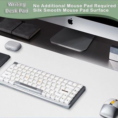 Boutilon Leather Desk Pad Protector, Non-Slip Mouse Pad, Laptop Desk Pad - Image 5