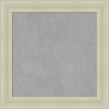 Amanti Art Silver Framed Magnetic Board 25x25 Medium Vision Board by AmantiArt