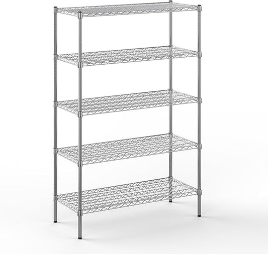 Regal Altair 18" Deep x 42" Wide x 64" Height Wire Shelving Kit | 5-Tier | NSF by Regal+Altair