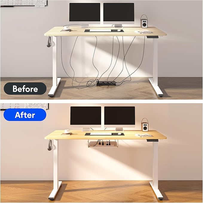 FLEXISPOT EN2 Whole-Piece Bamboo Standing Desk - Image 6
