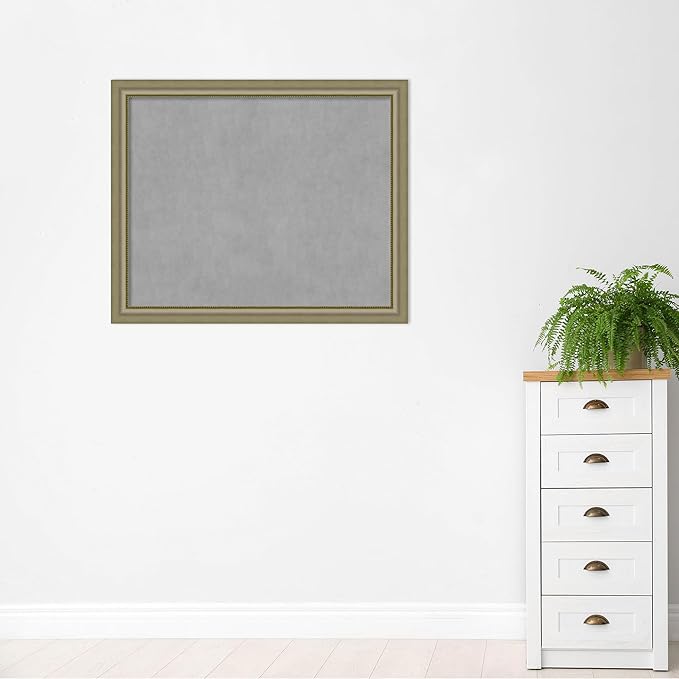 Amanti Art Silver Framed Magnetic Board 37x45 X-Large Vision Board - Image 5