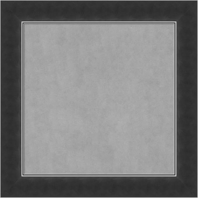 Amanti Art Black Framed Magnetic Board 15x15 X-Small Vision Board by AmantiArt