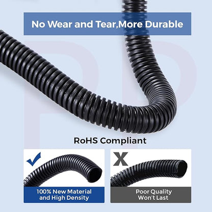 YCLYC 10ft 1/4inch Cable Management, Cable Sleeve Wire Wrap, Cord Wrap - Image 2