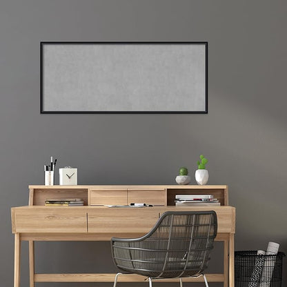 Amanti Art Black Framed Magnetic Board 21x49 Oversize Vision Board - Image 5