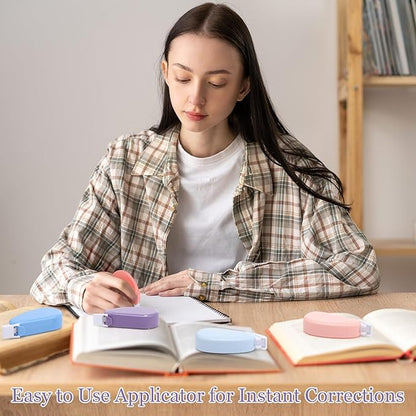 Chivao 100 Pack Mini Correction Tape Bulk Ink Corrector Eraser Tape Set Cute - Image 5