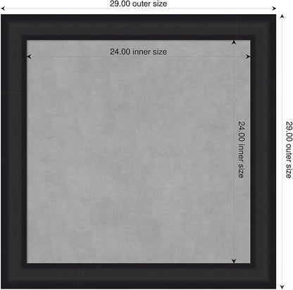 Amanti Art Black Framed Magnetic Board 29x29 Medium Vision Board - Image 2