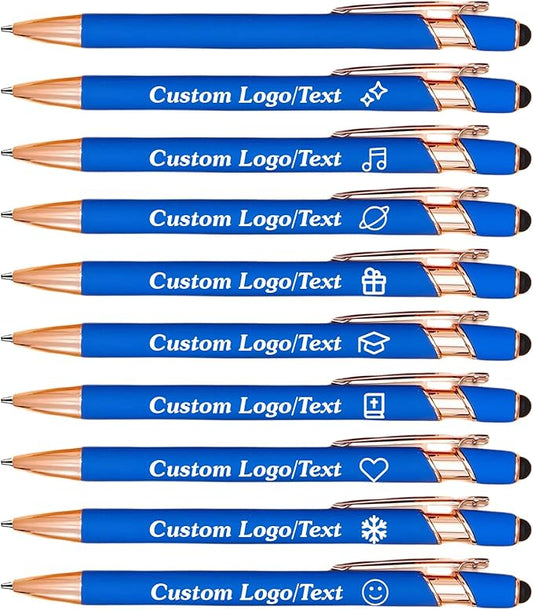 CRME Personalized Pen with Stylus Tip Customized Pens with Name/Logo Perfect by Unknown