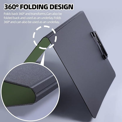 FRETONBA Clipboard Folder, 360 Degree Foldable Binder Clipboards - Image 4
