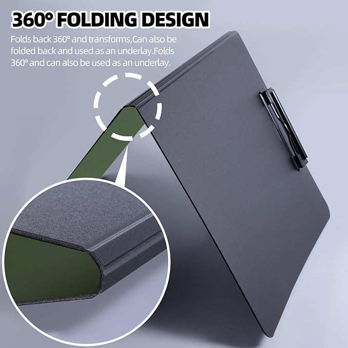 FRETONBA Clipboard Folder, A4 Foldable Clipboard - Image 4