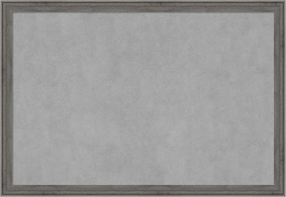 Amanti Art Grey Framed Magnetic Board 27x39 Large Vision Board by AmantiArt