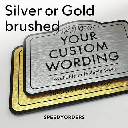 Custom Decorative Outdoor Waterproof Metal Signs, Personalized Aluminum Design - Image 7