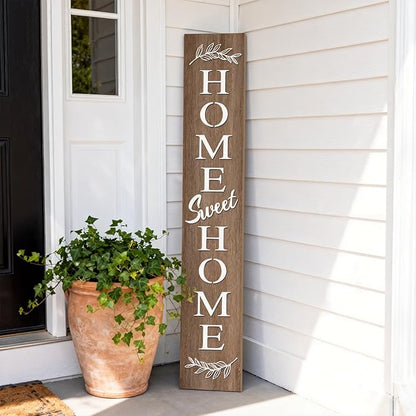 Farmhouse Wooden Welcome Sign Stand - Image 7
