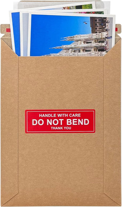 Neehows 100 Pack 5x6.9" Rigid Mailers Cardboard Envelopes, 400GSM Kraft Photo - Image 8