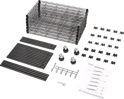 Himimi 6-Tier Storage Shelf Units, Adjustable Wire Shelving - Image 9