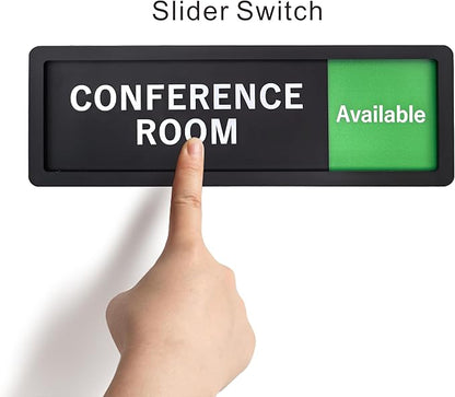 Conference Room Sign – In Use/Available Slide Switch Sign, Premium Durable - Image 4