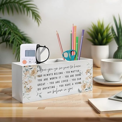 Exqcom Before You Go Inspirational Pen Pencil Holder, Motivational Gifts - Image 3
