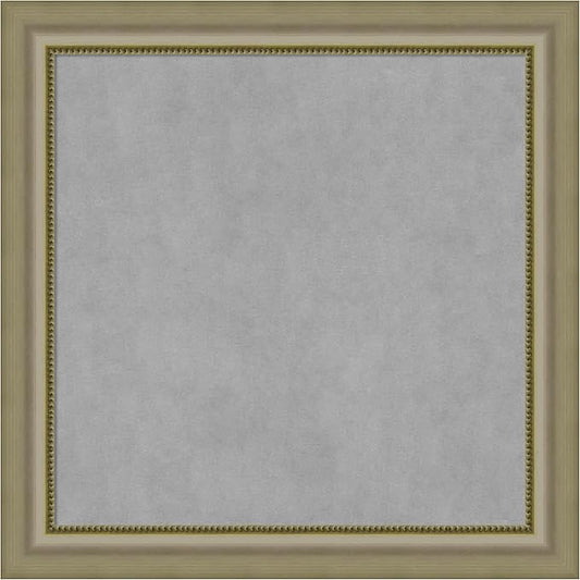 Amanti Art Silver Framed Magnetic Board 29x29 Medium Vision Board by AmantiArt
