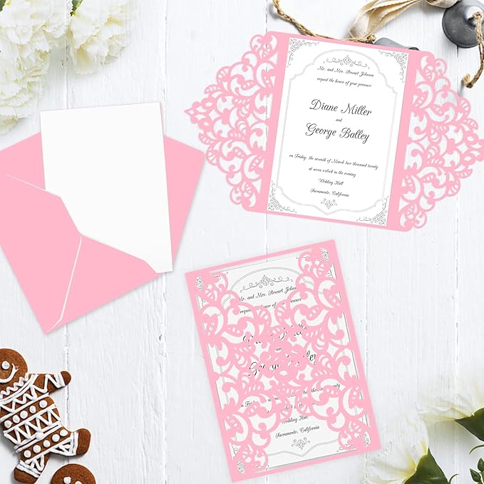 100 Sheets Pink Cardstock 8.5 x 11 Thick Paper, Goefun 80lb Card Stock Printer - Image 7