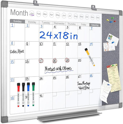 MAKELLO Dry Erase Calendar for Wall 24" x 18" by MAKELLO