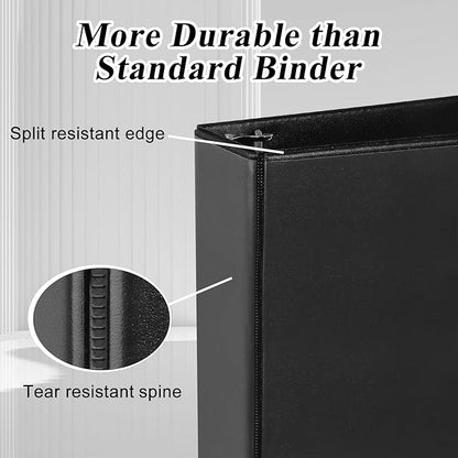 CIXILDTS 1.5-inch D Ring Binders, 3 Ring Binder Fit US Letter Size Paper - Image 4