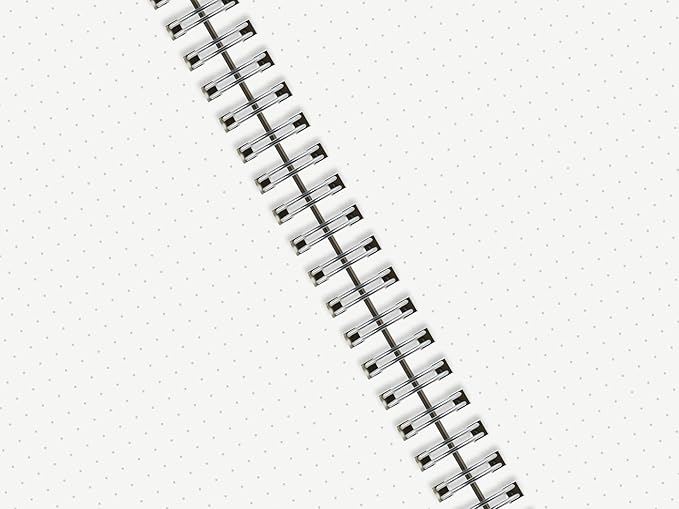 HULYTRAAT Large Dot Grid Spiral Notebook, 8.5" x 11", Premium 100gsm Ivory - Image 6