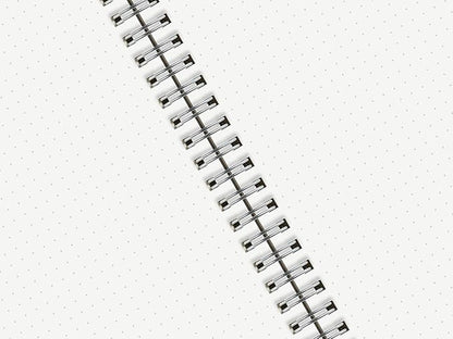 HULYTRAAT Large Dot Grid Spiral Notebook, 8.5" x 11", Premium 100gsm Ivory - Image 6