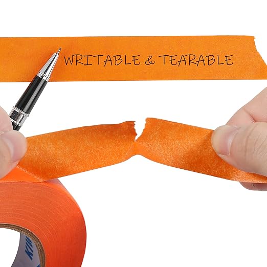 KIWIHUB Orange Painters Tape, 1 inch x 60 Yards - Image 2