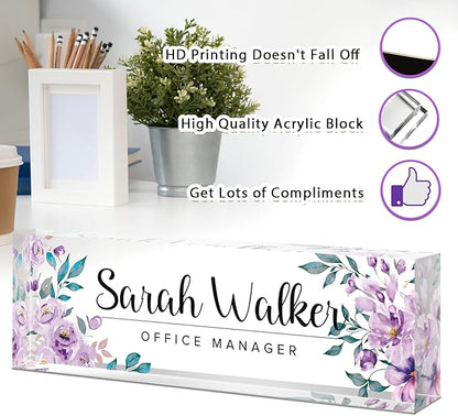 Custom Name Plate for Desk - Image 3
