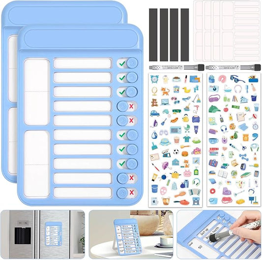 Audab 2Pcs Dry Erase Chore Chart by Audab