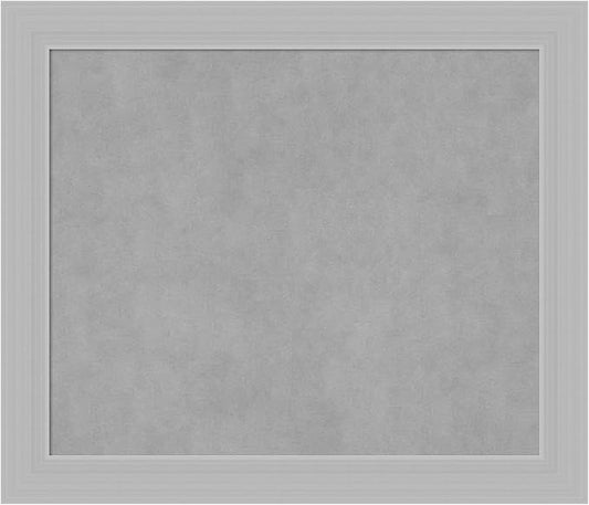 Amanti Art Silver Framed Magnetic Board 24x28 Medium Vision Board by AmantiArt