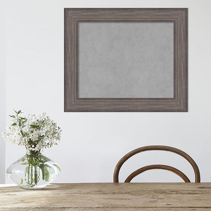 Amanti Art Grey Framed Magnetic Board 21x25 Small Vision Board - Image 6