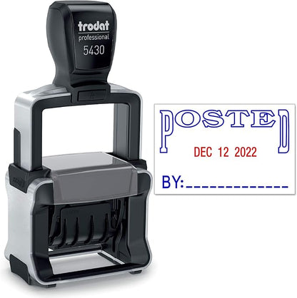 Trodat 5430 Professional Self-Inking Date Stamp by Maxmark