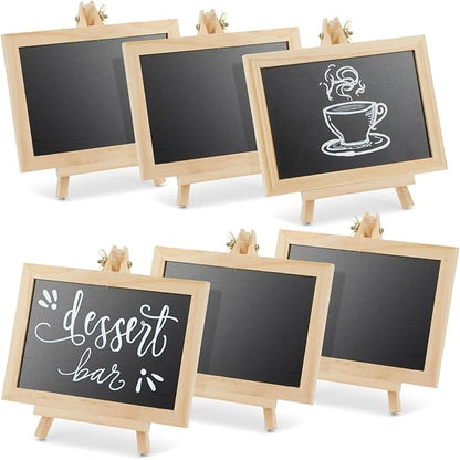 Juvale Wood-Framed Mini Chalkboard Signs by Juvale