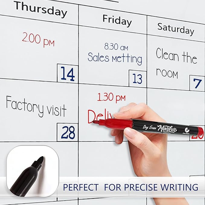 Magnetic Whiteboard Calendar, - Image 3