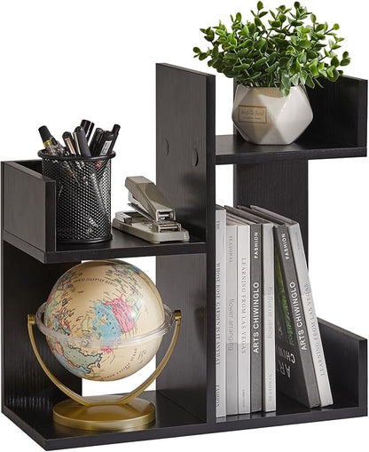 Aibiju Book Organizer for Desk, Cute Desk Top Organizing, Tree Bookshelf Unique by Aibijusolidwoodfurniture