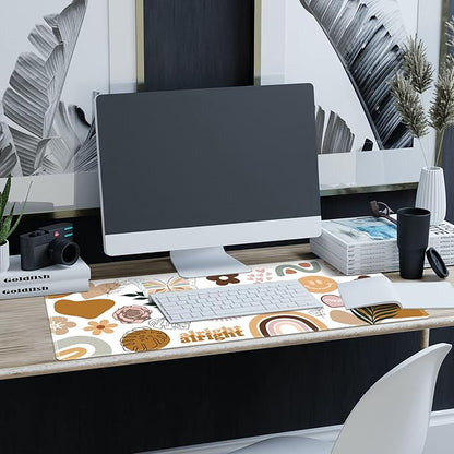 iCasso Desk Mat, Large Gaming Mouse Pad, XXL Desk Pad Stable Rubber Base - Image 7