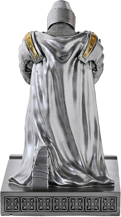 NCQIXIAO Medieval Templar Vanguard Officer Knight Pen Holder Pen Stand Desk - Image 5