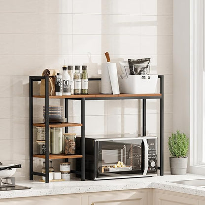 Snughome Desk Shelf, 38.6" Desktop Organizer Shelf, Desk Hutch - Image 6