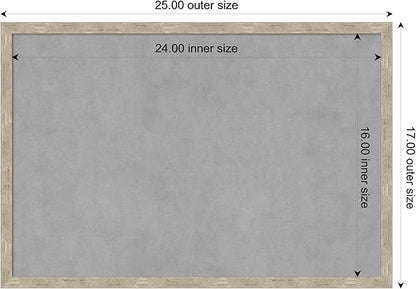 Amanti Art Silver Framed Magnetic Board 17x25 Medium Vision Board - Image 4