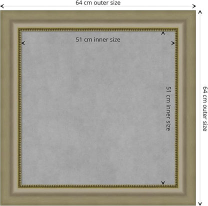 Amanti Art Silver Framed Magnetic Board 25x25 Medium Vision Board - Image 4
