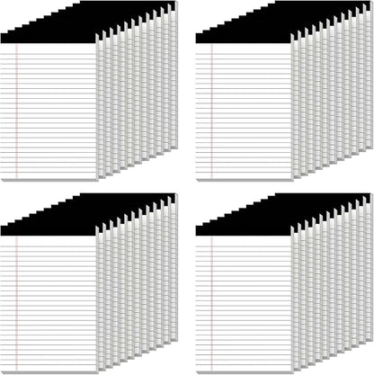 Nichela 5" x 8" Note Pads 48 Pack of Legal Pads 30 Sheets Notepad College Ruled by Nichela