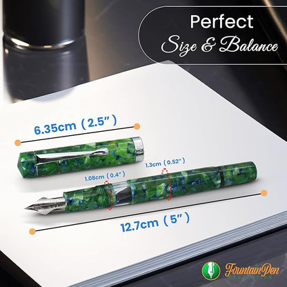 Jaipur V2 Piston Filled Refillable Fountain Pen - Image 2