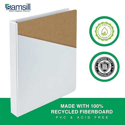 Samsill 0.5 Inch 3 Ring Binders, Made in USA, Economy Round Ring, 100 Sheet - Image 5