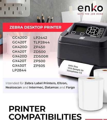 enKo 4" x 2" Labels for Zebra Desktop Printers - Image 3