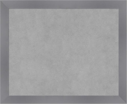 Amanti Art Grey Framed Magnetic Board 18x22 Small Vision Board by AmantiArt
