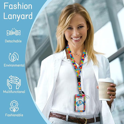 ID Badge Holder with Breakaway Lanyard, Lanyards - Image 2